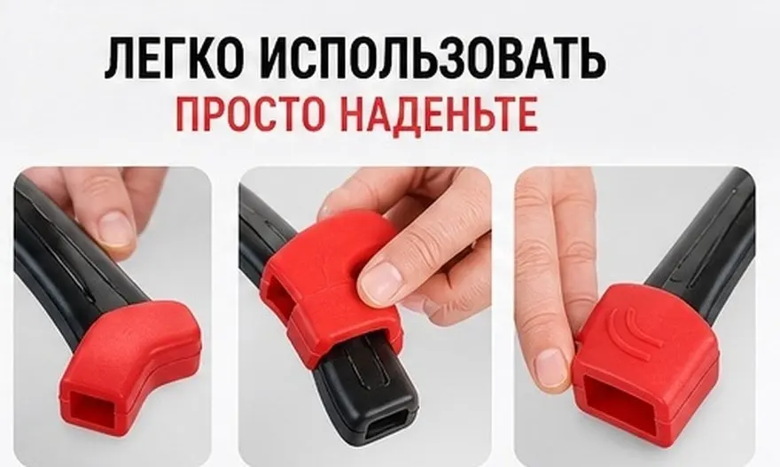 4Pcs Pot Handle Covers Silicone Non-Slip Heat-Resistant Handle Protectors Kitchen Cooking Anti-Scalding