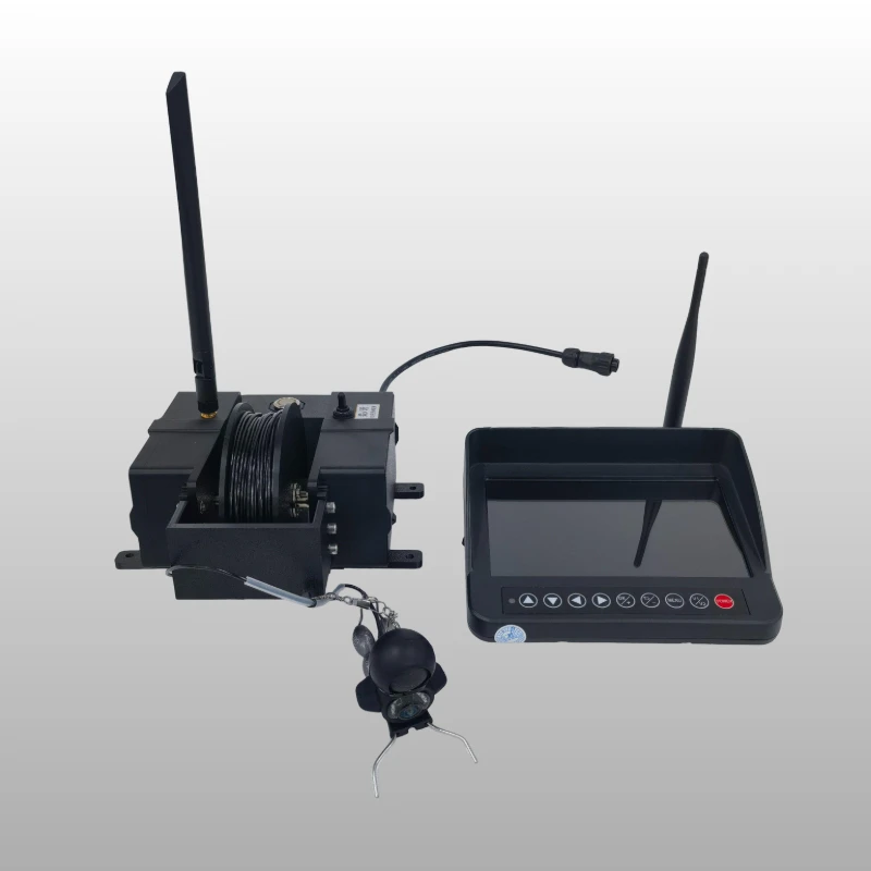 

Wireless Video Fish Finder 1080P Underwater View 30M Cable7 Real-time Display 5.8G 500M Wireless Range