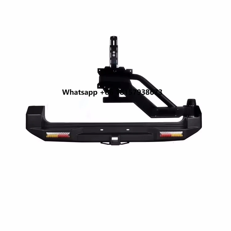 

TELLIKA 4x4 Car Bumper Offroad Accessories with Tire Carrier Rear Bumper for Suzuki Jimny1998 2017 JB23 JB33 JB43