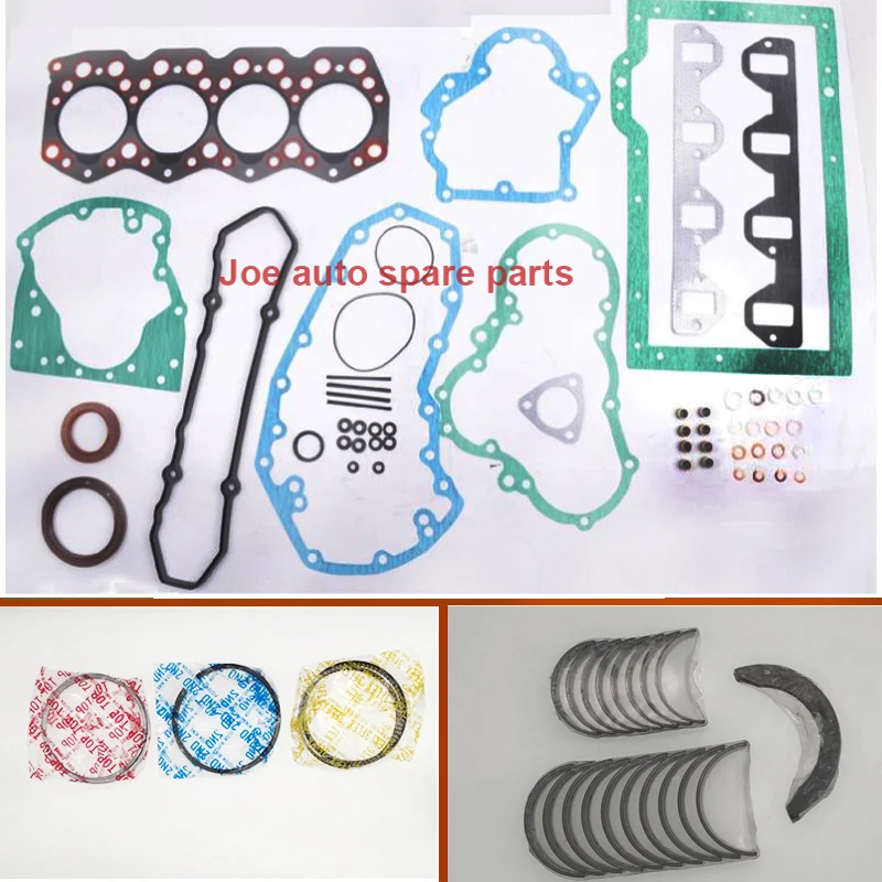 S4F Engine Full gasket set kit crankshaft connecting rod bearing piston ring for Mitsubishi Forklift  34494-01032 34494 01032