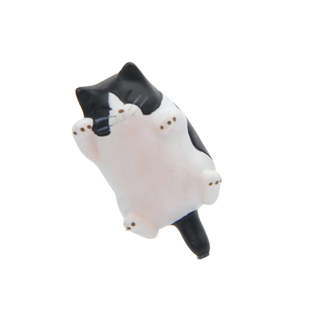 

2PCS Refrigerator Stickers 3D Cartoon Animal Fridge Magnets Home Decoration for Wall Whiteboard (Black and White)