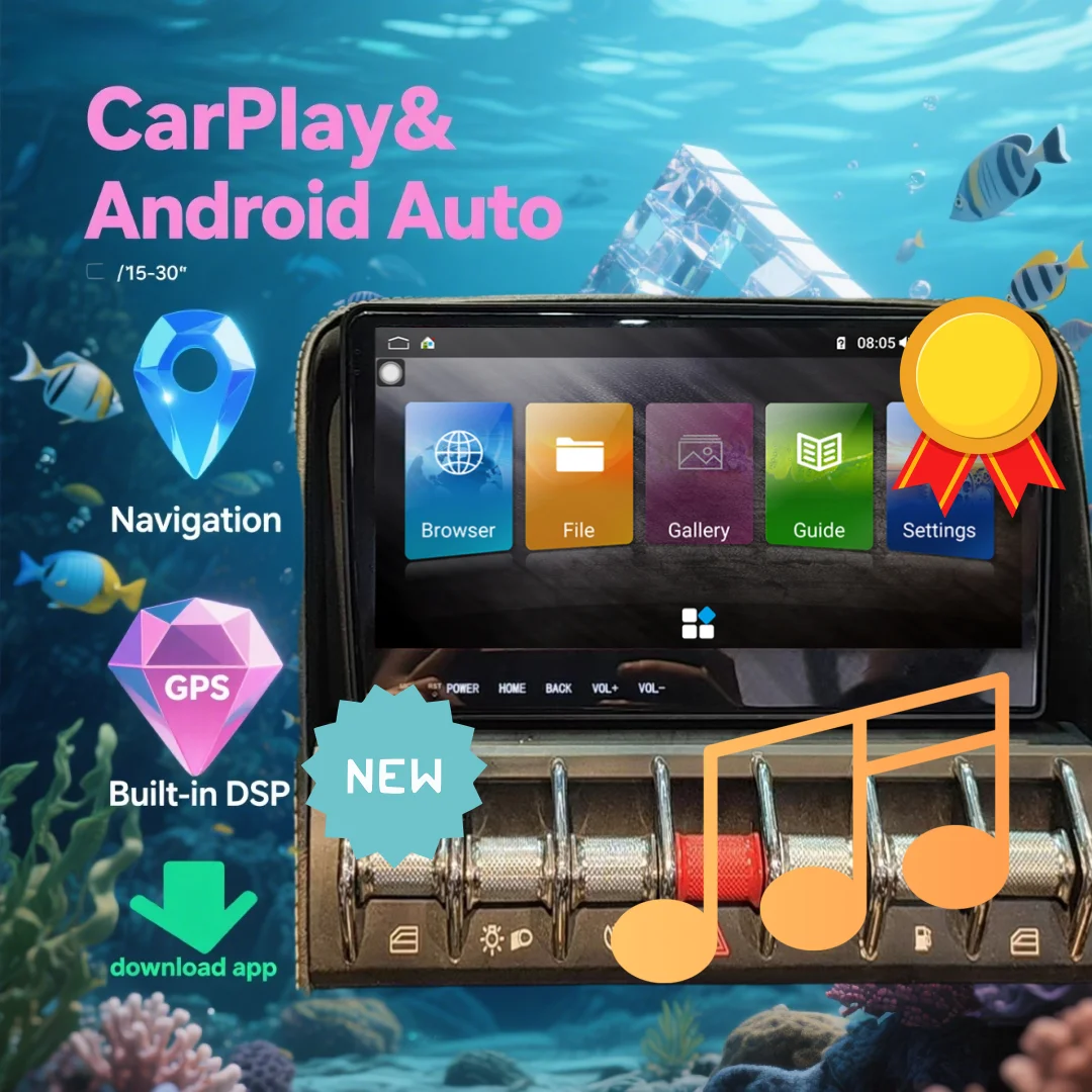 2025 جديد لامبورغيني غالاردو 2004-2015 اللاسلكية CarPlay أندرويد السيارات ستيريو سيارة لتحديد المواقع والملاحة مشغل وسائط متعددة راديو Hea