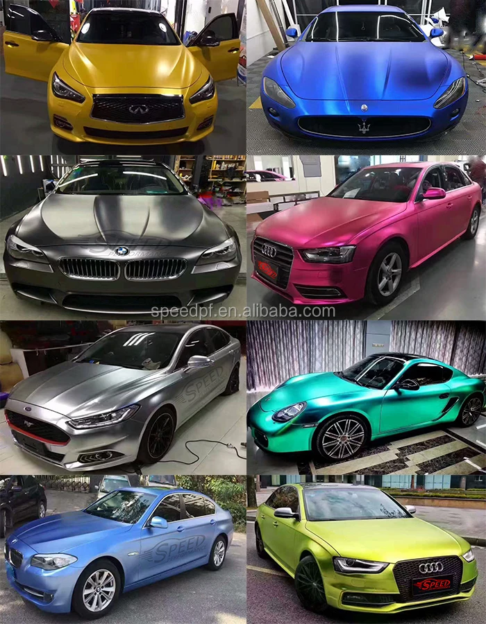 Новое поступление, матовая атласная черная металлическая наклейка на кузов автомобиля, хромированная виниловая пленка