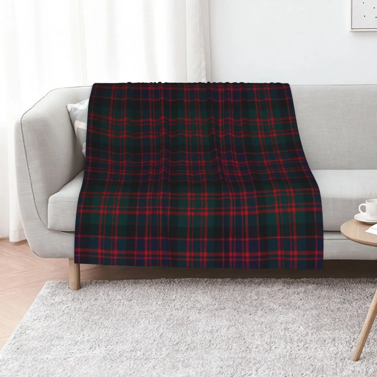 MacDonald Scottish Tartan Throw Blanket blankets ands Single Thermals For Travel Beach Baby Thins Blankets