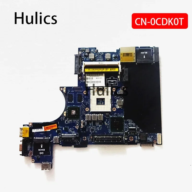 Hulics Used For DELL Latitude E6410 Laptop Motherboard CN-0CDK0T 0CDK0T CDK0T Mainboard LA-5472P DDR3 Main Board