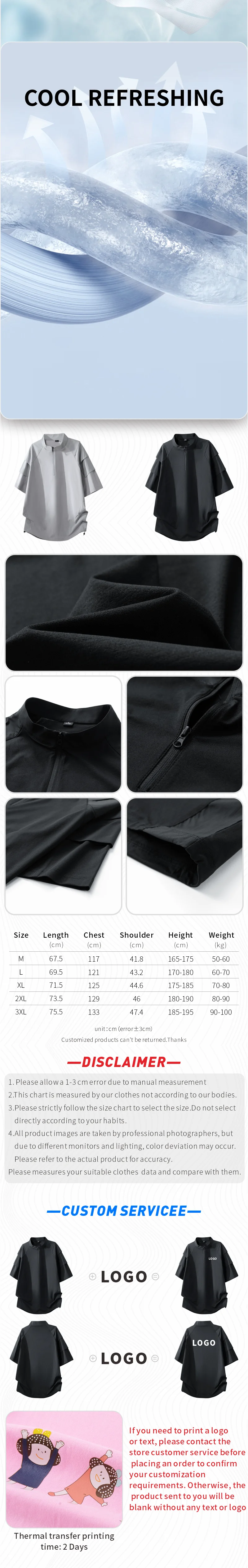 Maßgeschneidertes T-Shirt mit kostenlosem Druck von Logo und Text, Fitnesskleidung, Outdoor-Sport, schnell trocknend, kurzärmelig, T-Shirt für Training, Laufen, Männer und Frauen – Detail 2