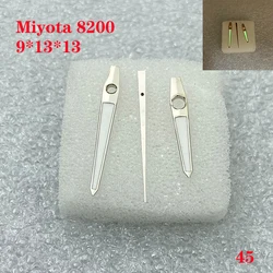 Watch Accessories Watch Hand 3 Needles for Miyota 8200 Movement Size 9.0mm*13.0mm*13.0mm man Green Luminous No.045