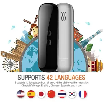 2024 G5 Voice Translation 40 Lingue Multi Lingue Traduttore Wireless One 2 Vie One Traduzione Istantanea APP disposibluetooth Bluetooth