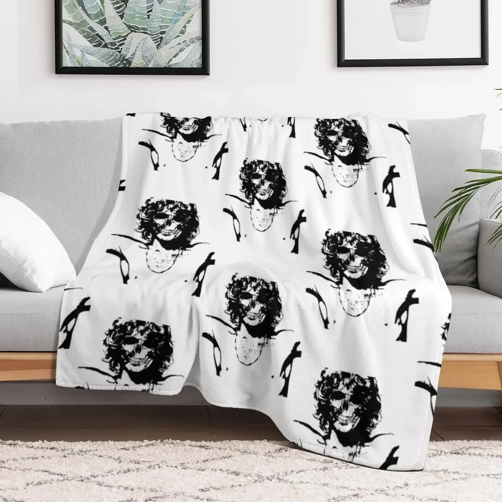Jim Morrison Graphic Überwurfdecke, warme Winter-Luxusdecken