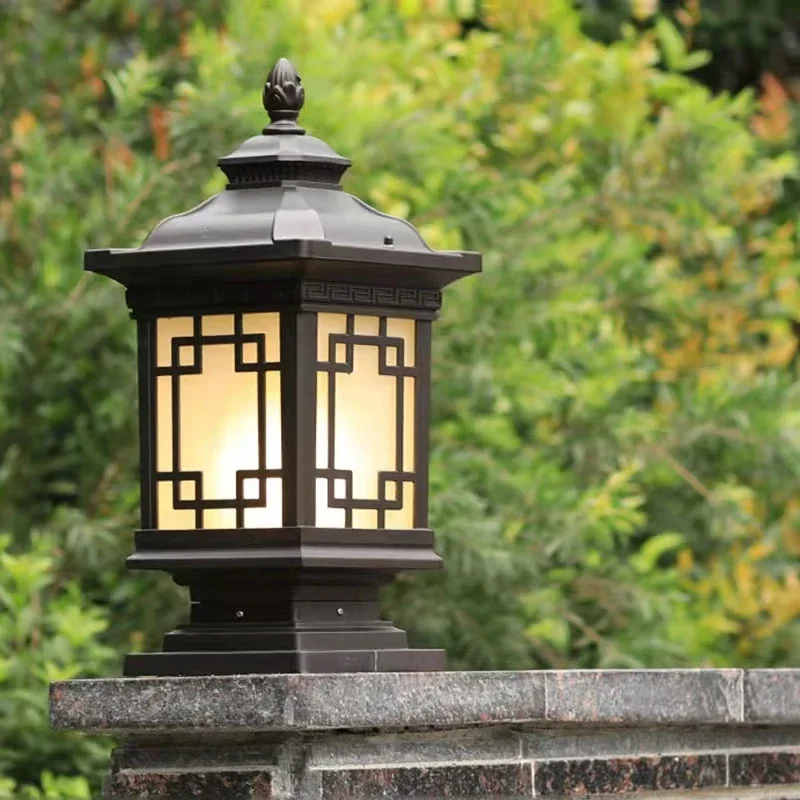 

DORIAN Outdoor Classical Post Lamp Simple Electricity LED Pillar Light Waterproof for Villa Courtyard Retro Garden Landscape