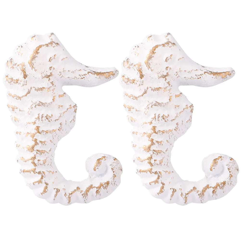 

2 Pcs Sea Horse Shape Drawer Knobs Durable Retro Cabinet Door Pulls Iron Material Furniture Hardware Easy Install