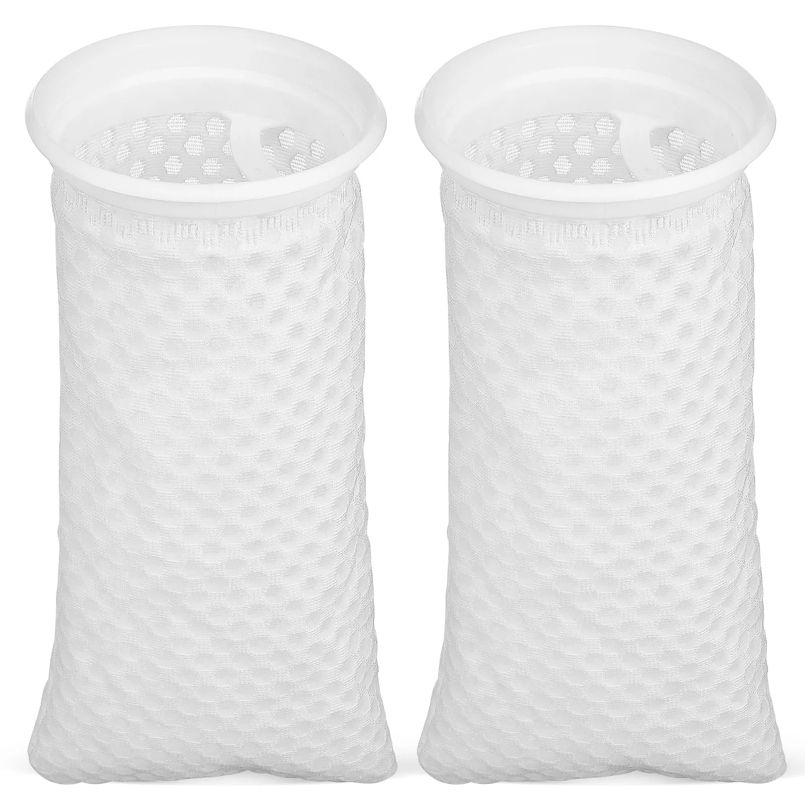 

2 Pcs Accessories Honeycomb Filter Bag Socks Material Bags for Fish Tank Cotton