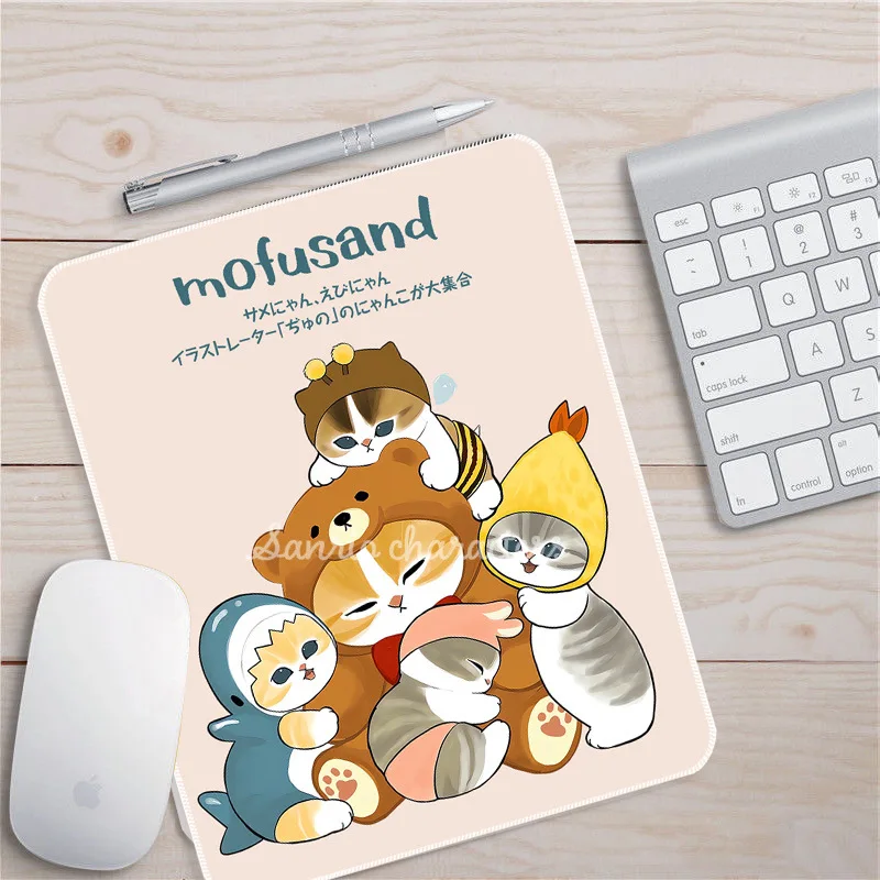 Kawaii Mofusand Mouse Pad Non-Slip 3Mm Thickened Waterproof and Dirt-Resistant Portable Notebook Mouse Pad Computer Accessories