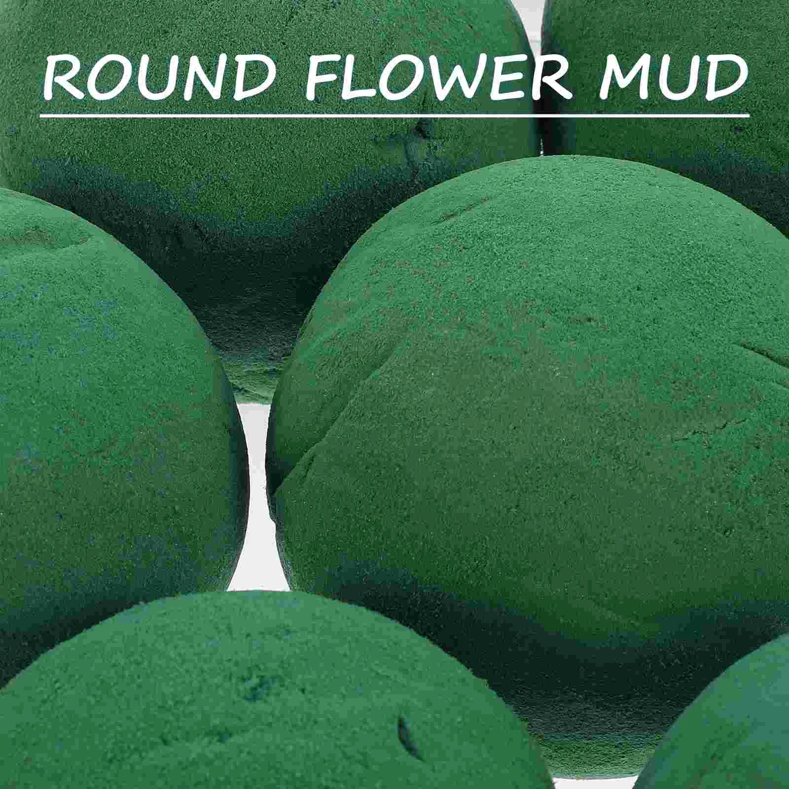 Fresh Flower Foam Simulated Ball Arrangement Absorbent Sponge Plant Mud Base for Arrangements Green