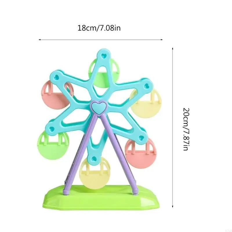 97QD Bird Ferris Wheel Toy, Parrots Cage Toy Foraging Wheel Toy for Budgies Parrot