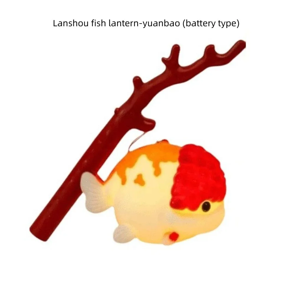 

Chinese Creative Glowing Handheld Lantern Luminous Handheld Festival Lantern Ancient Traditional Loween Goldfi Lantern Gift