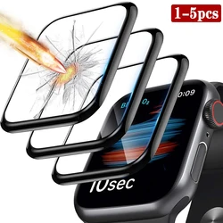 Screen Protector For Apple Watch Series 7 8 45mm 41mm Accessories Soft Glass 9D HD Full Film iWatch 6 5 3 SE 44mm 40mm 42mm 38mm