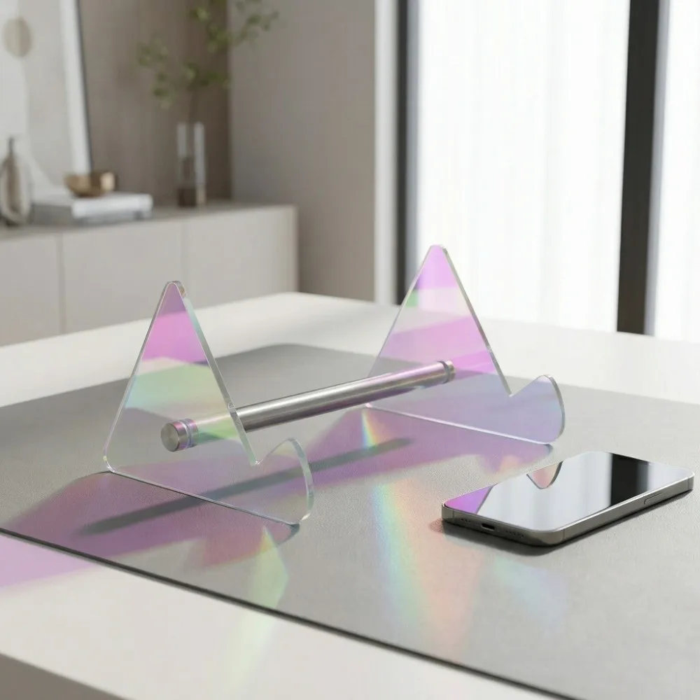 Convenient Acrylic Keyboard Stand Detachable Colorful Storage Rack Stable Riser Design Desktop Organizer Gaming Setup