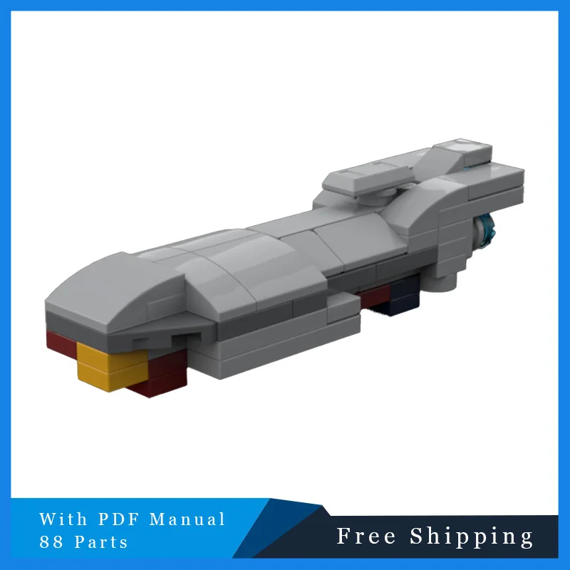 88 قطعة MOC سلسلة الفضاء رمادي تكنولوجيا سفينة النقل بنة وضع لتقوم بها بنفسك تجميع لعبة دعوى للأطفال هدايا عيد الميلاد #2