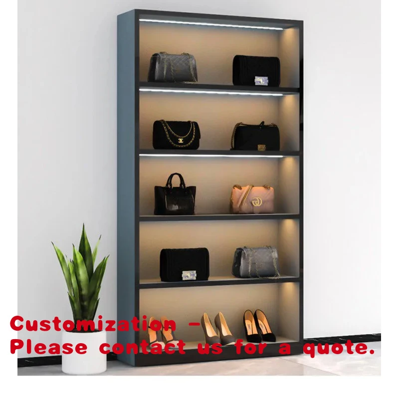 custom.Modern Aluminum Store & Studio Background Display Unit Bags Living Room Home Furniture