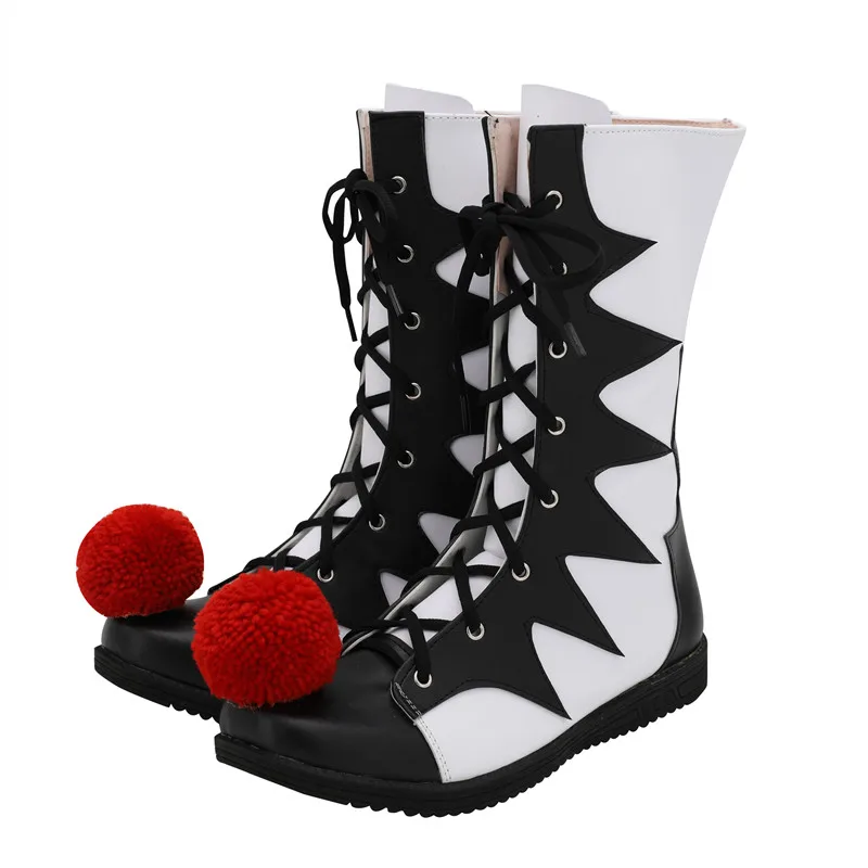 Joker Cosplay scarpe stivali Halloween Anime costumi accessorio su misura per uomo donna