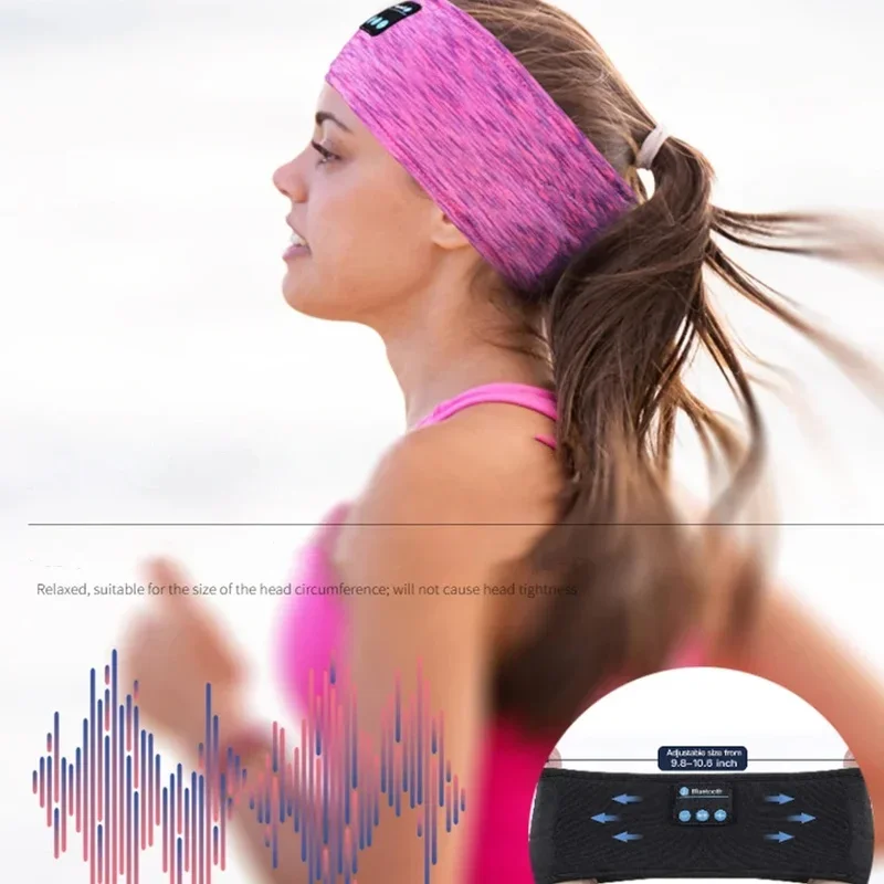 Wireless headphones music eye mask wireless Bluetooth Bluetooth earphones sports running night sleeping headband elastic headset