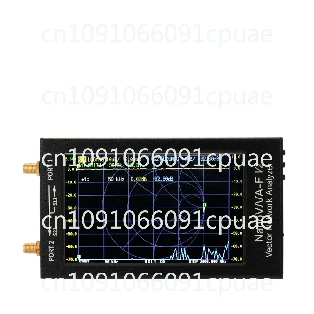 NanoVNA-F 50k-3G V2 Vector Network Analyzer 4.3 Inch HF VHF UHF Antenna Analyzer