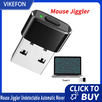 Mouse Jiggler Undetectable Automatic Mover USB Port Shaker Wiggler for PC Laptop Keeps Computer Awake Simulate Mouse Movement