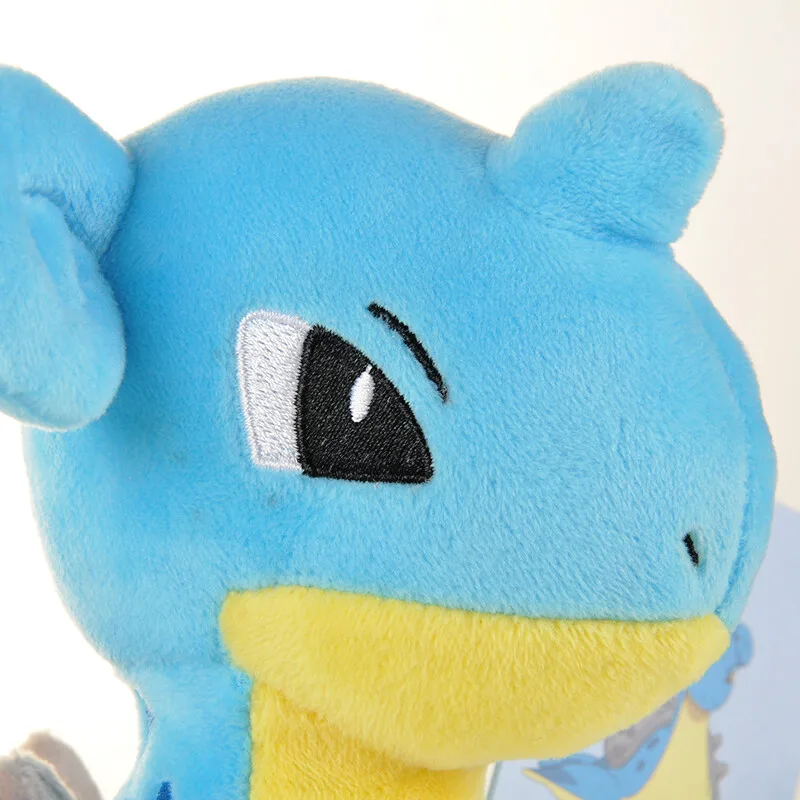 Kawaii Pokemon Lapras Stuffed Toys Cartoon Cute Water Sprit Plush Dolls Throw Pillow Birthday Gift  For Kids Friends Boys