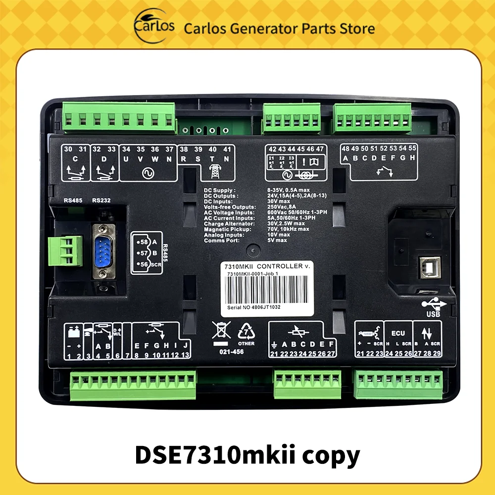 dse7310 Deep Sea DSE7310 MKII  Diesel Generator Auto Start Mains (Utility) Failure Control Module LCD Display Controller Panel