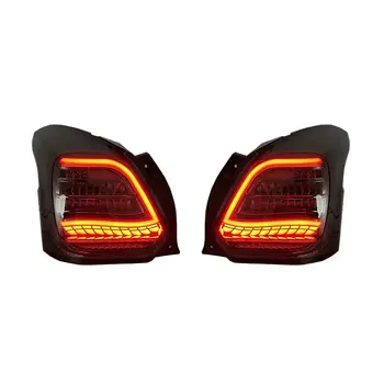 Modifikace zadních LED světel do auta, sestava zadních světel pro Swift 2017-2022 2023, zadní světla pro denní svícení, brzdové signály, couvací světla 12 nejlepší prodej Zadní světlo Suzuki Swift - №9