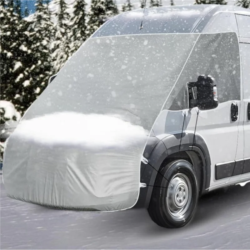 RV Motorhome Windscreen Engine Hood Full Cover Winter Snow Protection Cover For Fiat Ducato Peugeot Boxer Citroen Relay 2006+