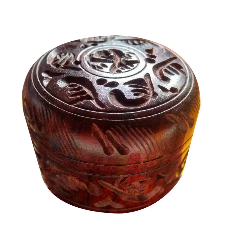 Vintage Woodcarving Small Jewelry Box