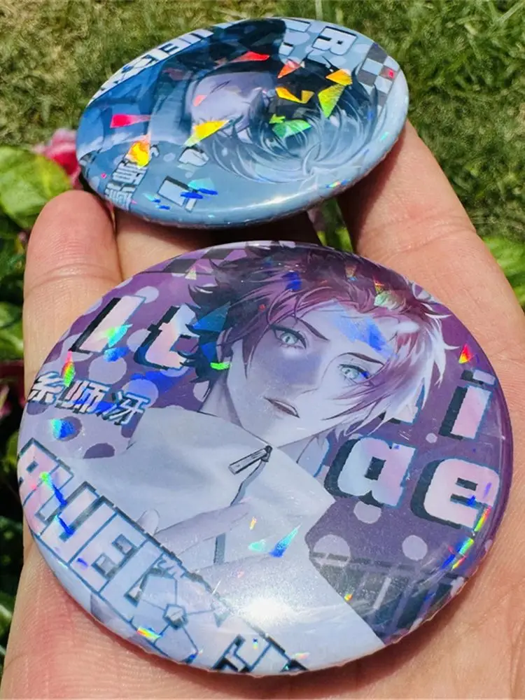 Badge épinglé 58mm Anime Rin Itoshi Sae Cosplay COSTUME en fer blanc SPTE, accessoire cadeau