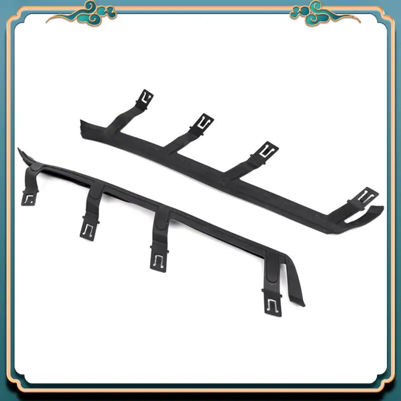 

A54P-1 Pair Front Headlight Gasket Upper Bracket Black ABS Fit For BMW X3 E83 2004-2010 63126939273 63126939274