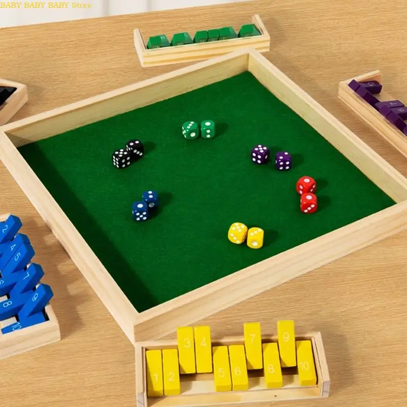 Q81A لعبة ألغاز خشبية ذات وجهين ذات ستة جوانب للترفيه العائلي والتعلم التعليمي #3