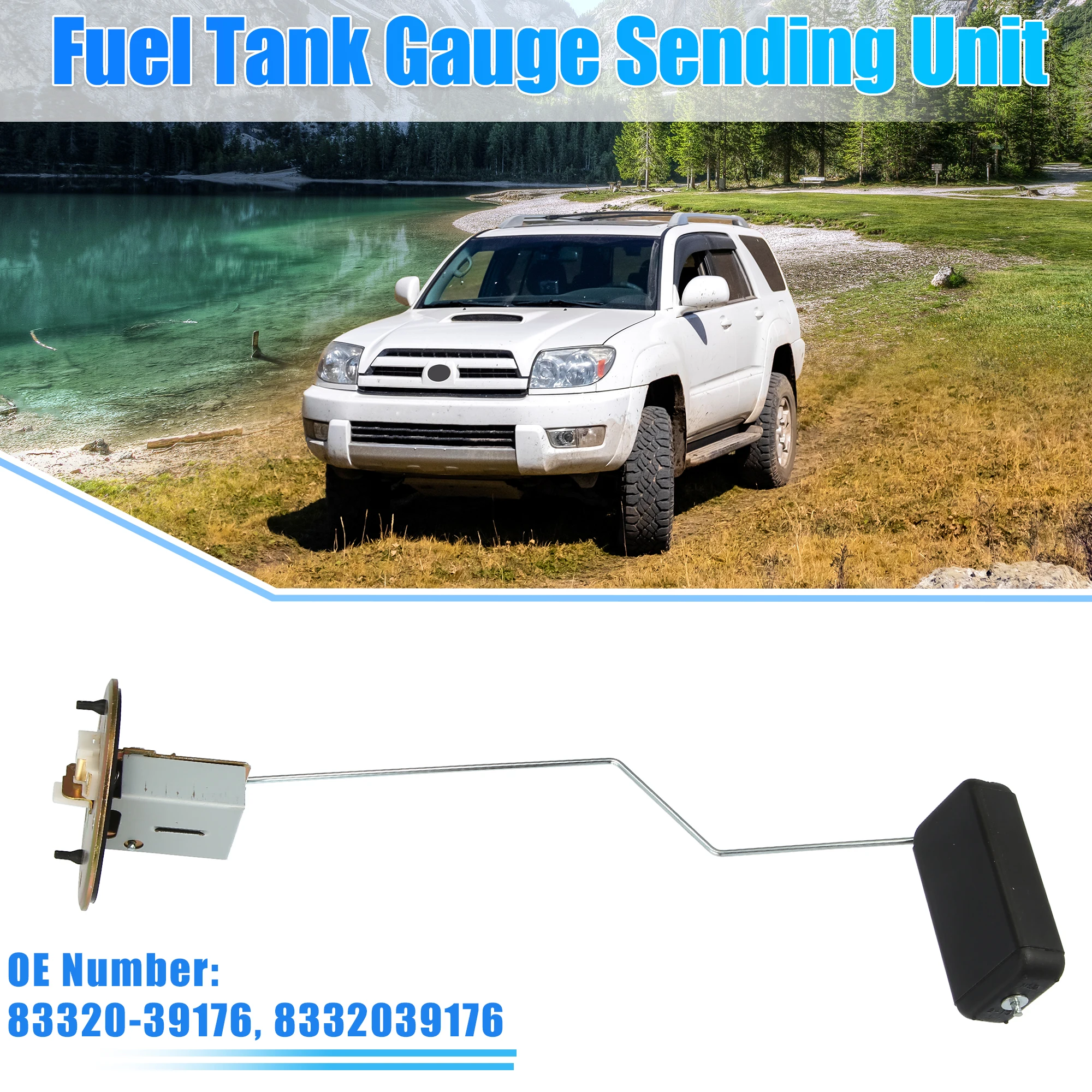 UXCELL 1Pcs 83320-39176 Fuel Tank Gauge Sending Unit for Toyota Pickup Truck 1978-1982