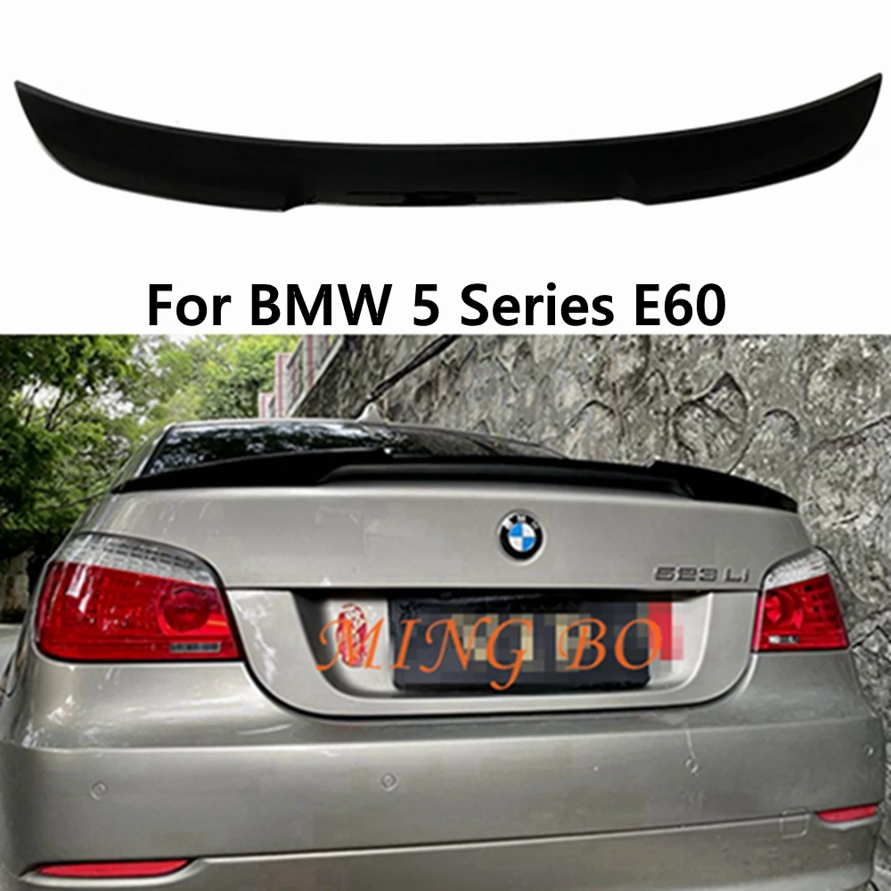 

For BMW 5 Series E60 Car Rear Trunk Spoiler ABS 520i 525i 530i 2004-2010 M4/PSM/MP Style Rear Spoiler