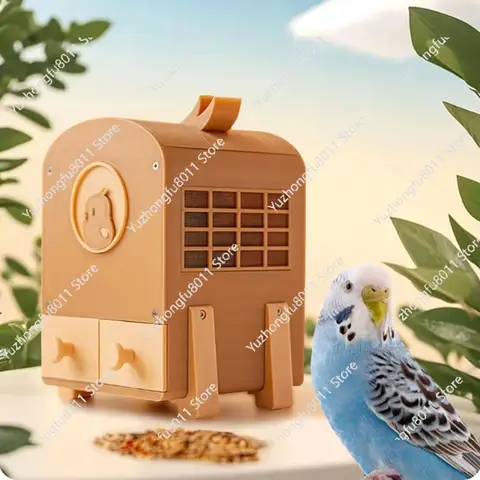 Parrot Grain Dehuller Bird Seed Shell Separator Portable Adjustable Wind Blower for Millet, Seed,  Easy Clean Drawer Design