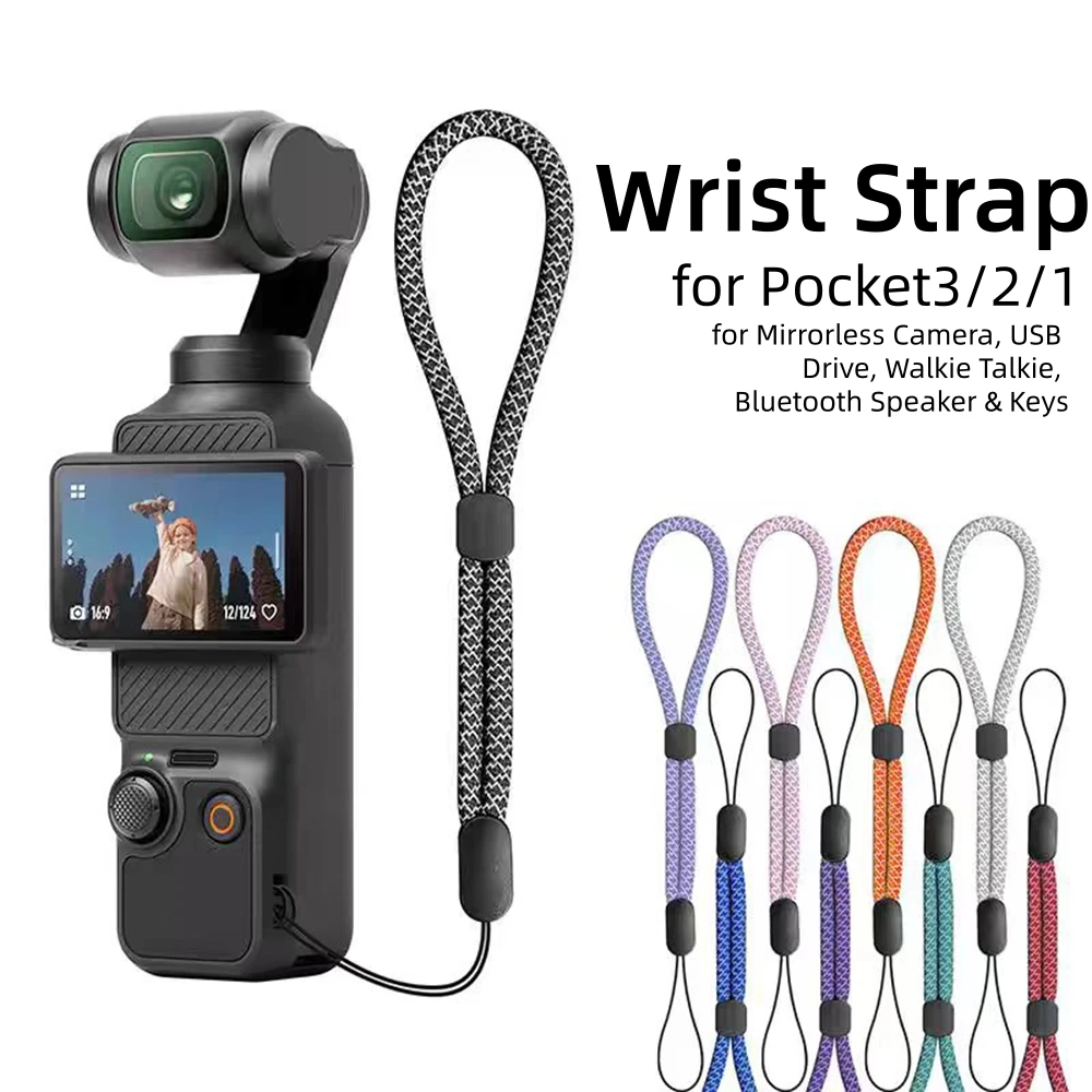 Universelles Handgelenkband für DJI Pocket 3/2/1 Instax Mini Insta360 Go Gopro Polaroid CDD Ricoh GR Sony Kamera-Zubehör