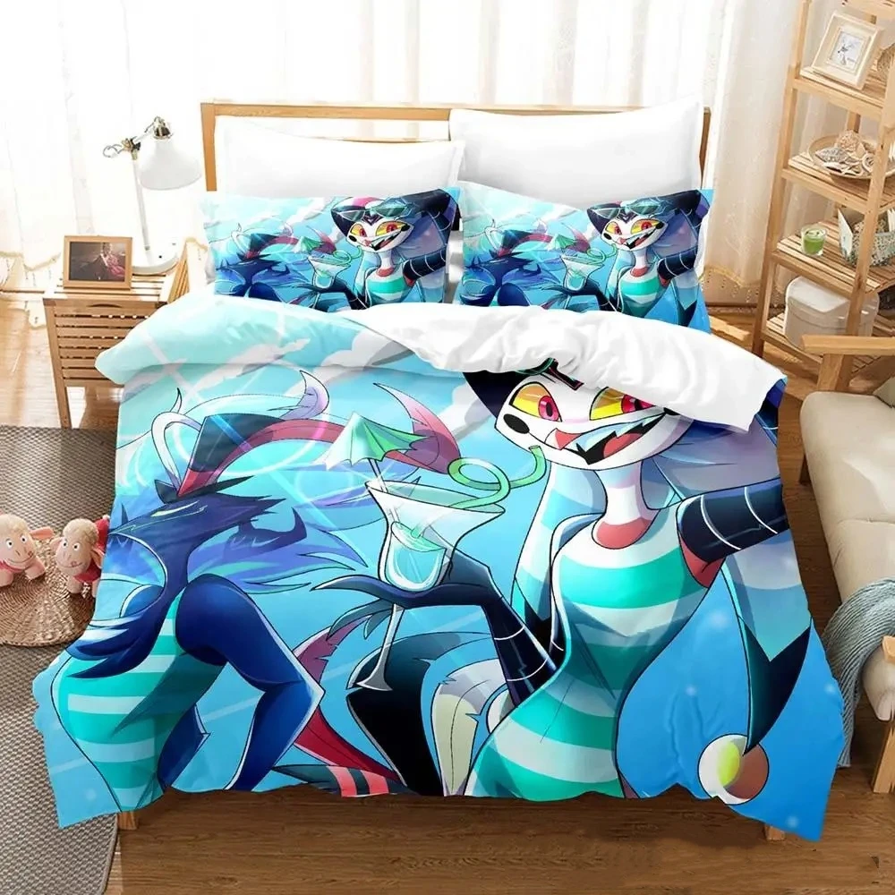 2023 Fizzarolli Boss Bedding Set Single Twin Full Queen King Size Bed Set Adult Kid Bedroom Duvetcover Sets Anime Game Bed