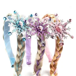 Disney Frozen Children's Hair Accessories Bow Headbands Little Girl Princess Elsa Cartoon Photo Decoration Headwear