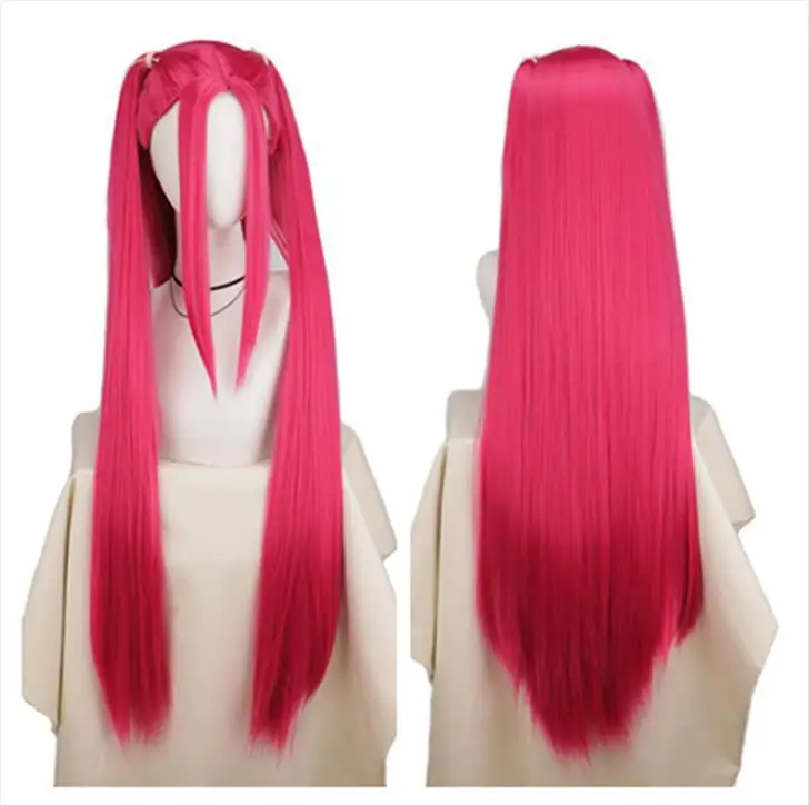 Película Kpop Cosplay peluca Mira Rumi Zoey Demon Hunters púrpura negro rojo pelo largo pelucas sintéticas resistentes al calor accesorios de carnaval