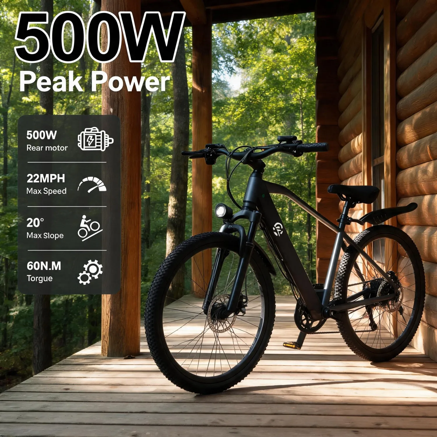 Outdoor Power And Pedal - All Terrain Electric Bike, Off Road