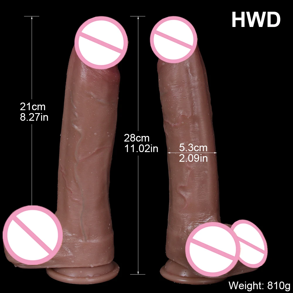 Big Long Penis Huge Realistic Dildo Silicone Skin Strong Suction Cup For Women Masturbation Lesbain Anal Sex Toys Adults 18 Dick