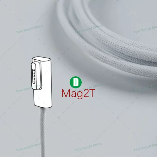 Imagen 2 del producto Cable de alimentación de USB-C a Magsafe, accesorio de carga PD100W 85W 60W 45W Mag1L Mag2T para Macbook Pro/Air A1278 A1286 A1465 A1466, 1 unidad