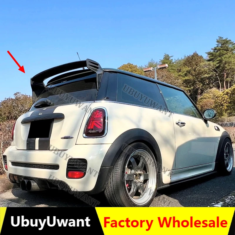 Für R56 R56S R53 JCW Mini Cooper Ver.2.11/2.12 2007-2013 Carbonfaser Heckklappen-Dachspoilerlippe