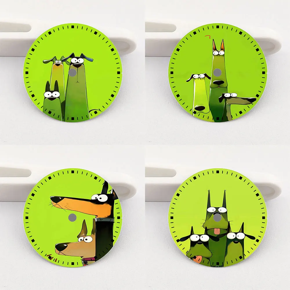 

The 28.5mm dial NH35 dial creative color-printed series dial is suitable for NH35/36 movement wristwatch accessoriese