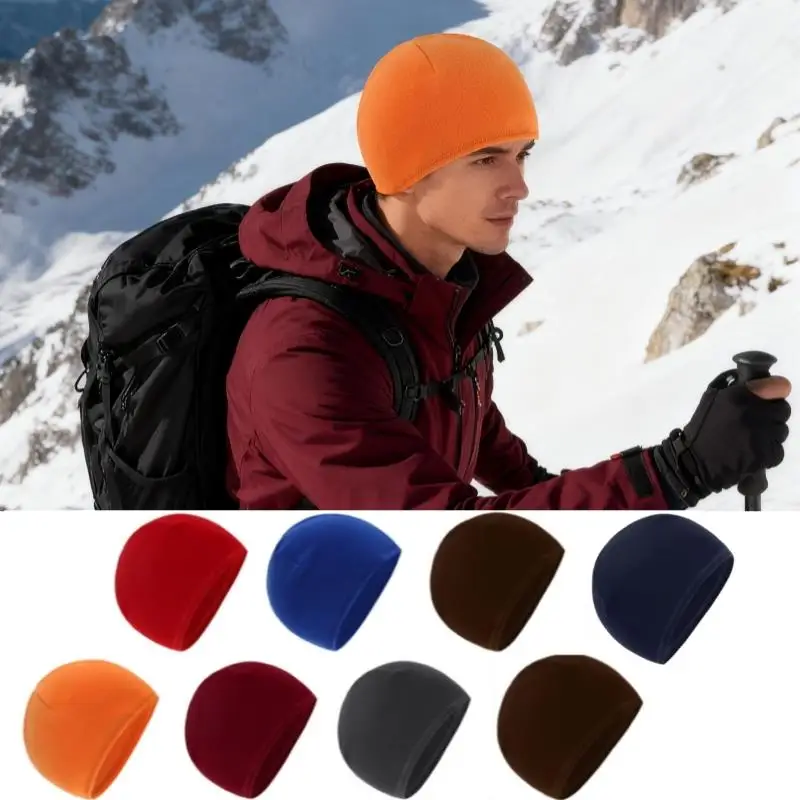 

Warm Beanie Winter Cap Soft Men Women Ski Cycling Cap Windproof Outdoor Hiking Warmer Beanie Cap Winter Skull Cap For Women Men