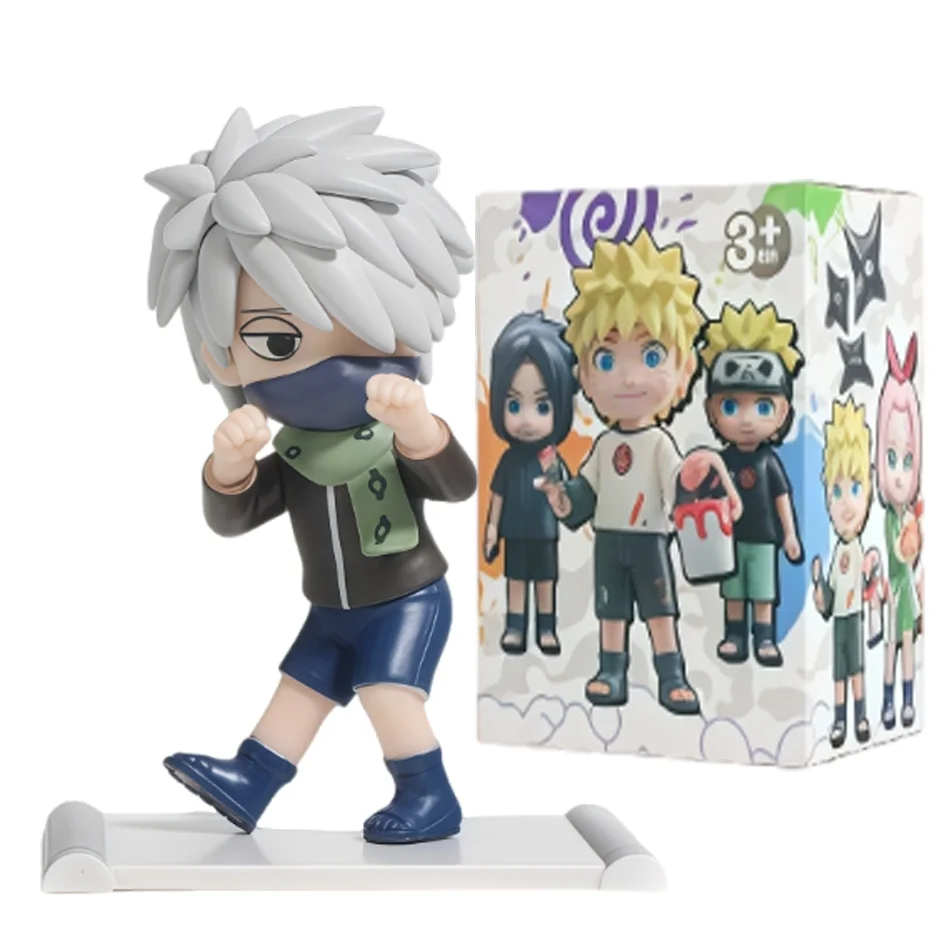 Blind Box Naruto Shippuden Kindheits-Serie Uzumaki Naruto Q-Version Überraschungsspielzeug Taschenanhänger Figuren Heimdekoration Schreibtisch-Deko – Detail 13